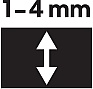 Simbolo Livellatura 1-4 mm