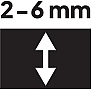 Simbolo Livellatura 2-6 mm