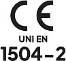 Simbolo UNI EN 1504-2